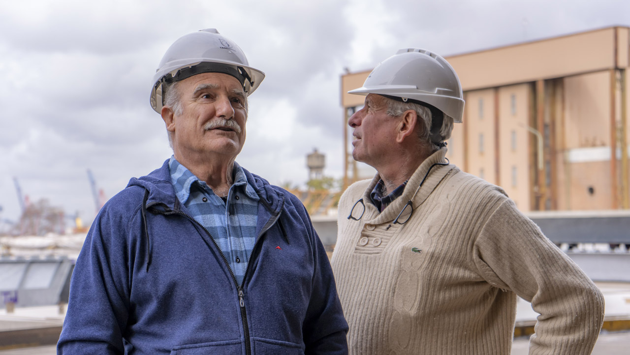 Jorge Alvaro visitó Tandanor: avances en el diseño del puente Ezcurra