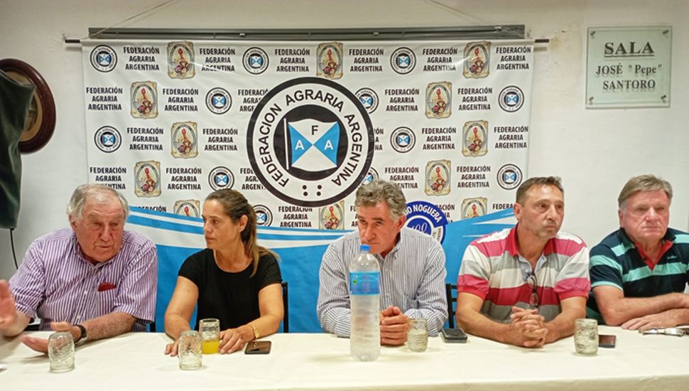 Federación Agraria se moviliza a Buenos Aires a reclamar ante los estamentos oficiales
