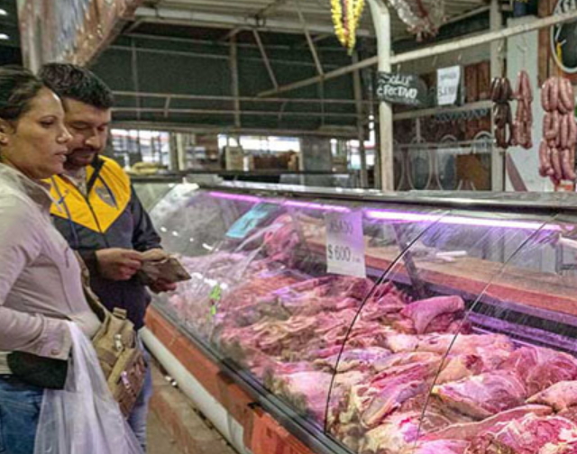 Carne Vacuna. El poder de compra está 10 kgs por debajo del promedio de los últimos 10 años