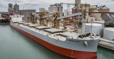 Puerto Quequén: Durante el mes de mayo se incrementó en un 63% las materias primas exportables
