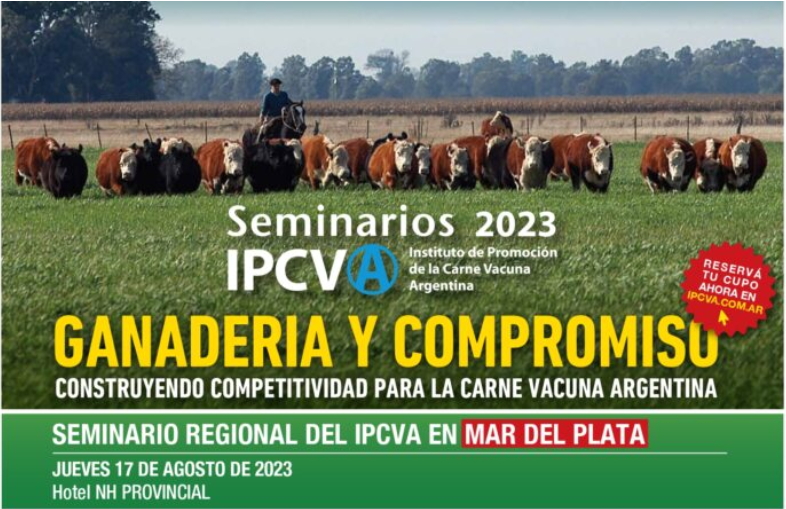 17 de agosto: Seminario del IPCVA en Mar del Plata