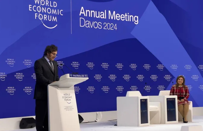 El mensaje de Milei a empresarios en el Foro de Davos: «No se dejen amedrentar por la casta política»