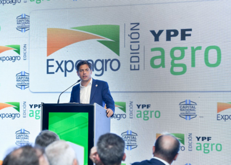Kicillof participó de la cena de Expoagro 2024