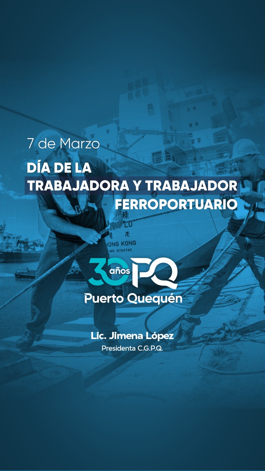 Día de la Trabajadora y  Trabajador Ferroportuario