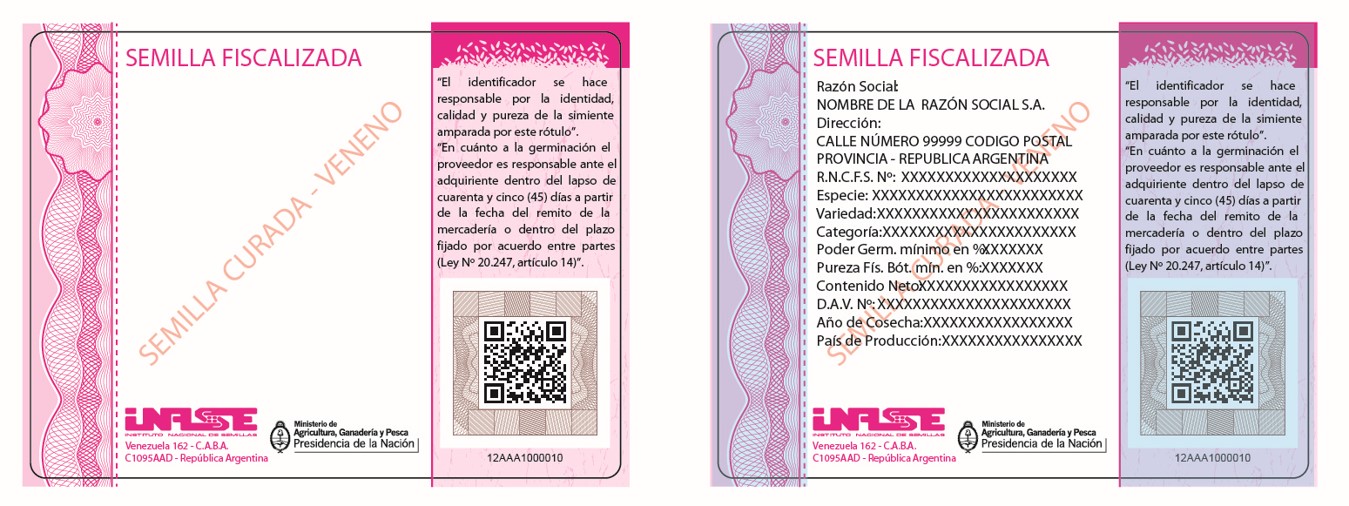 Solo el Estado podrá utilizar la frase “semilla fiscalizada” en los envases de estos insumos