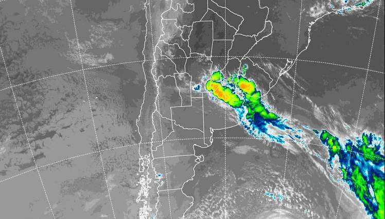 Sur bonaerense: distritos golpeados por lluvias y tormentas el sábado