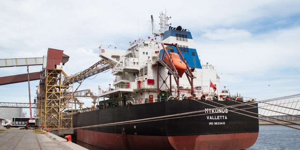 Puerto Quequén sigue sumando toneladas exportadas