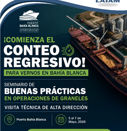 Bahía Blanca será sede de un encuentro clave del sector portuario y de graneles con participación del Dr. Mariano Carrillo.