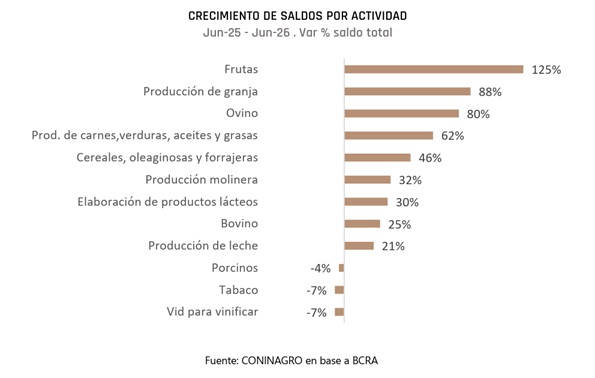 EL CRÉDITO AL AGRO CRECIÓ 37%, PERO SIGUE SIENDO INSUFICIENTE