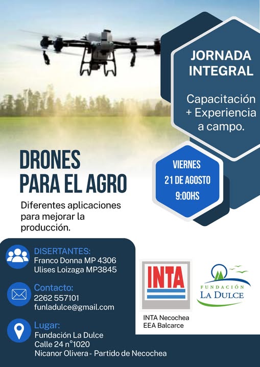 Jornada Integral: DRONES PARA EL AGRO