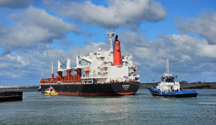 Puerto Quequén: siete buques zarparon hacia destinos de Europa, Asia y Medio Oriente